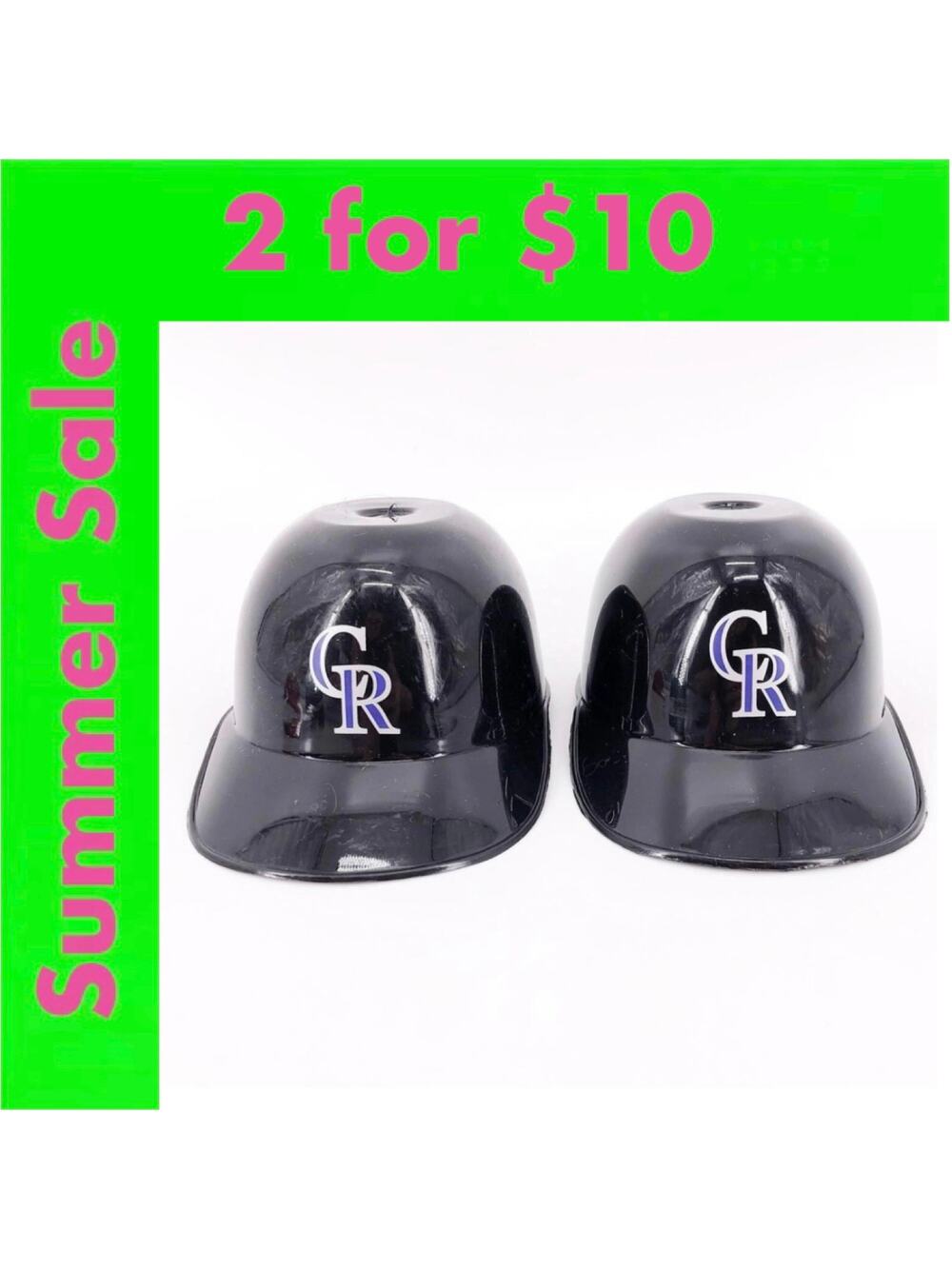 90s Colorado Rockies MLB baseball Laich ice cream helmets 1990s vintage SALE